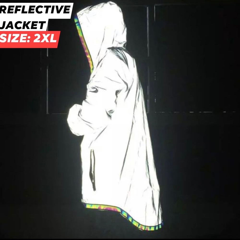 2020 REFLECTIVE WINDBREAKER HOODIE JACKET
